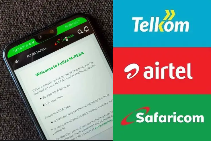 fuliza airtime for safaricom airtel or telkom