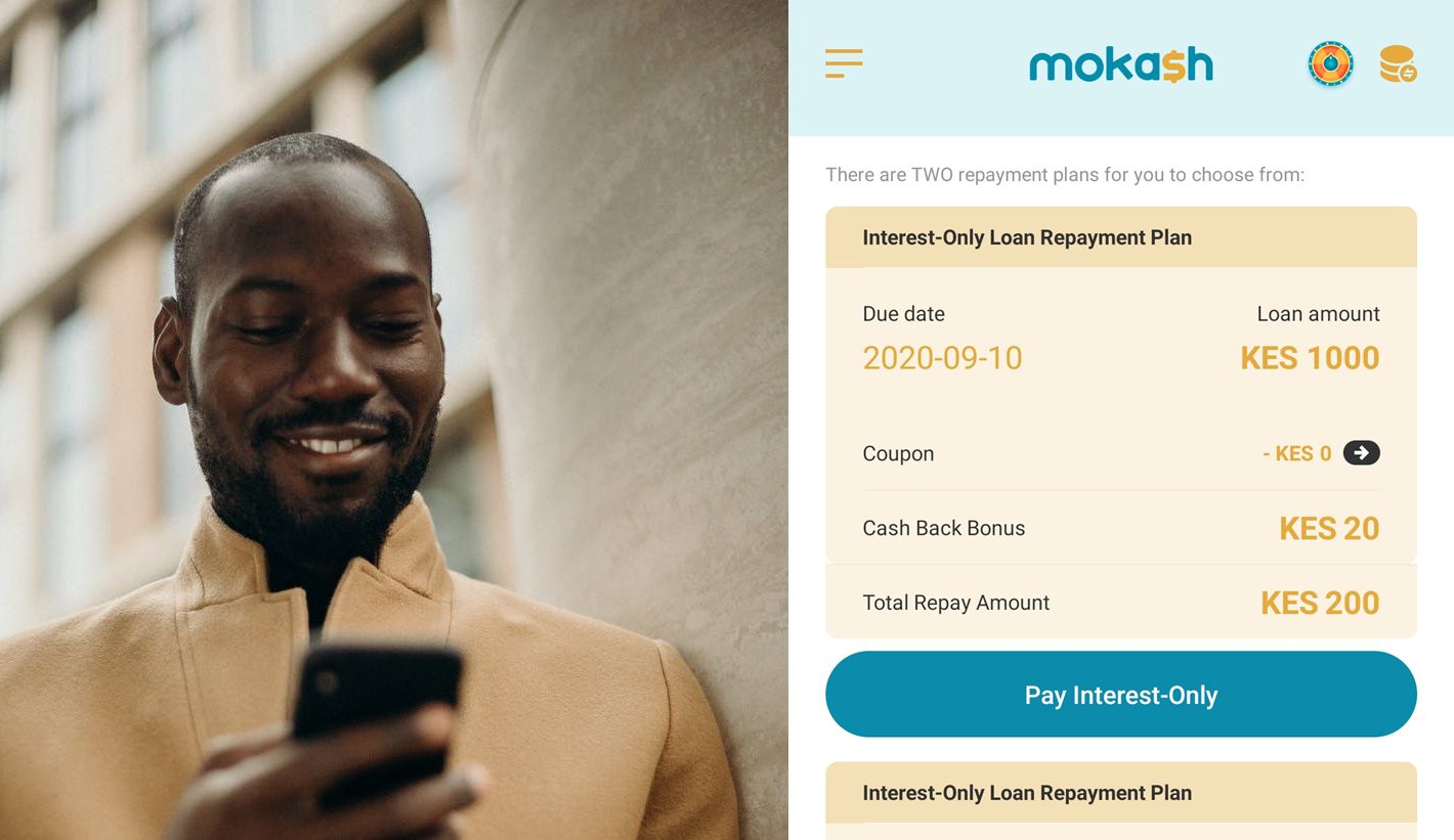 how to pay mokash loan via mpesa