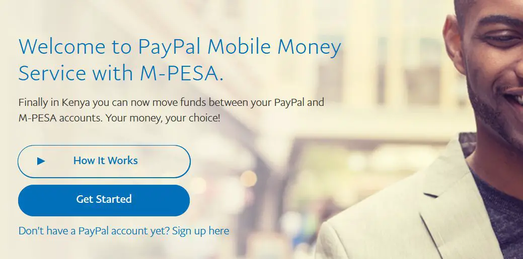 how to link paypal to mpesa