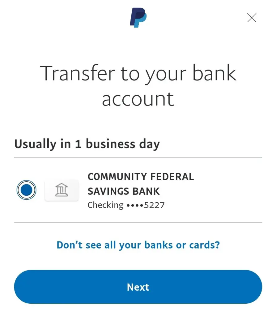 Transfer Paypal funds To Paypal Account